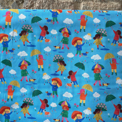 Rainy Walk Splash Cotton Fabric by Dashwood Studio