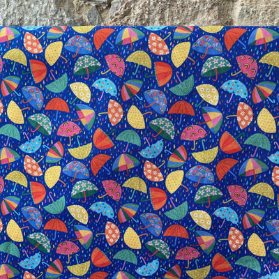 Umbrellas Splash Cotton Fabric by Dashwood Studio