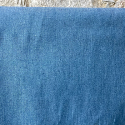 Light Blue Denim Chambray By Modelo Fabrics 