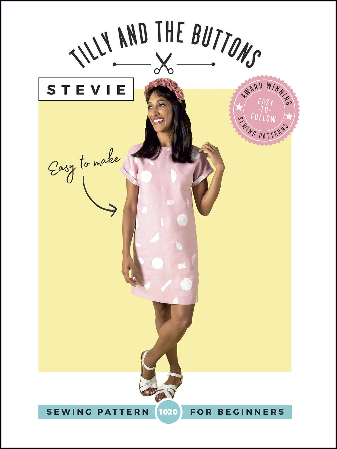 Stevie Dress Pattern by Tilly and the Buttons Make Fabric Boutique