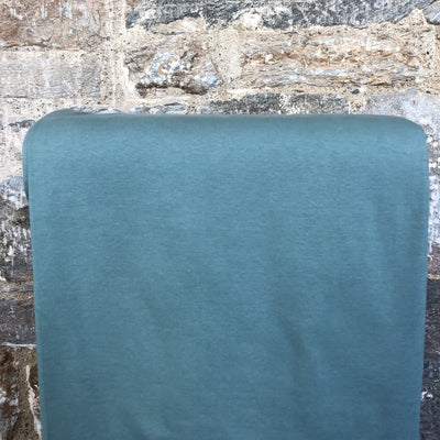 Jersey Ribbing GOTS Fabric - Dark Aqua