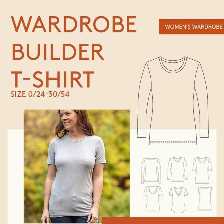 Wardrobe Builder T-shirt Pattern by Wardrobe by Me – Make Fabric