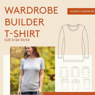Fitted T-shirt Pattern by Wardrobe by Me