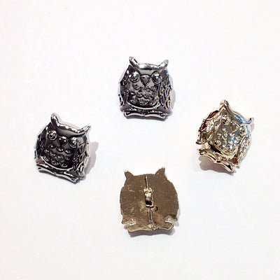 Metal-owl-shanked-button