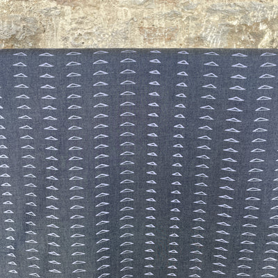 Distressed Triangles Denim Chambray by Art Gallery Fabric
