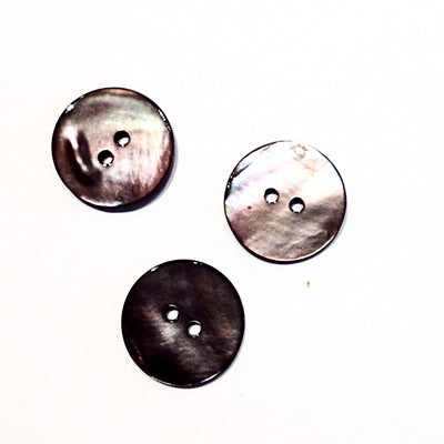 Grey-painted-shell-button